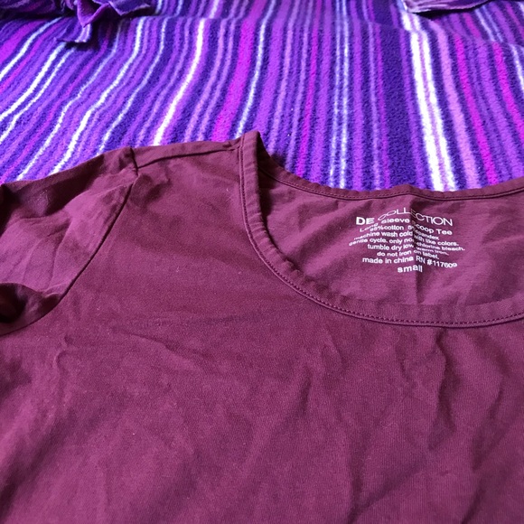 DownEast Basics Small Long Sleeve Scoop Tee - Picture 4 of 5